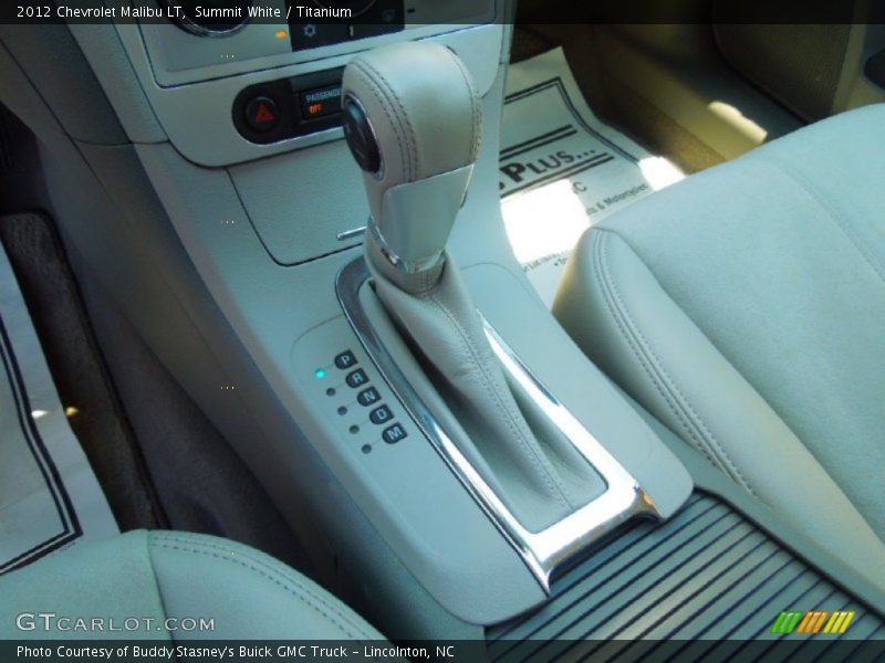 Summit White / Titanium 2012 Chevrolet Malibu LT
