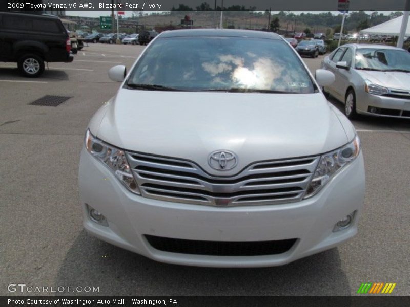 Blizzard Pearl / Ivory 2009 Toyota Venza V6 AWD