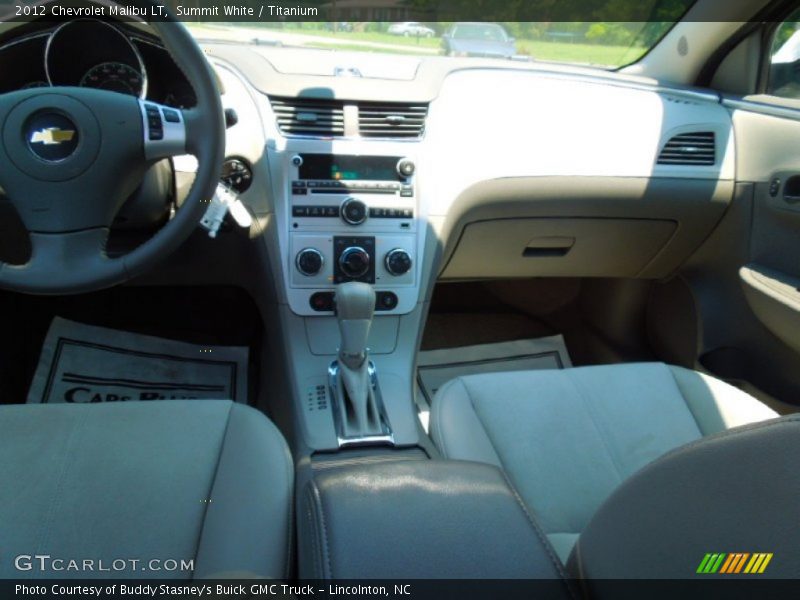Summit White / Titanium 2012 Chevrolet Malibu LT