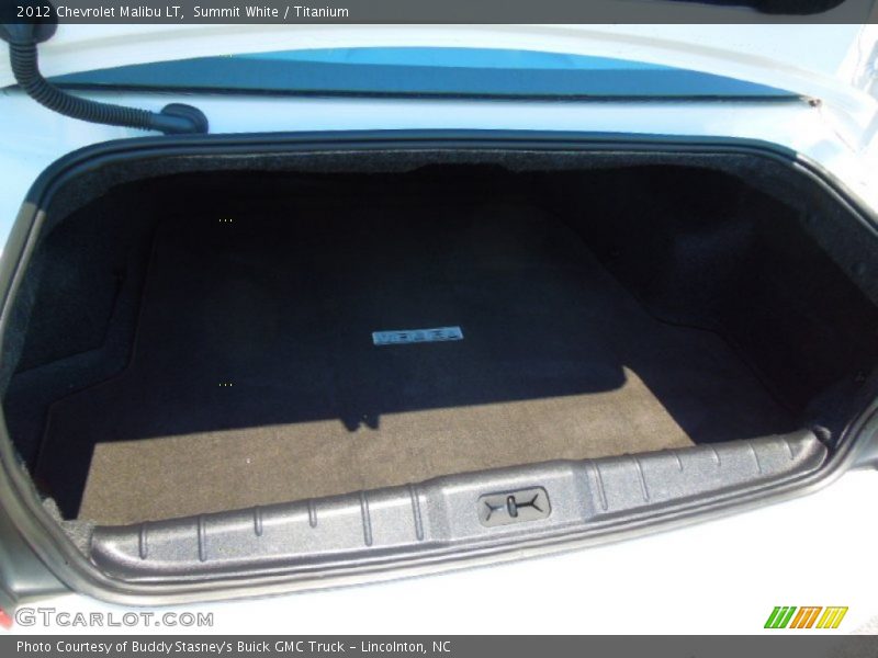 Summit White / Titanium 2012 Chevrolet Malibu LT