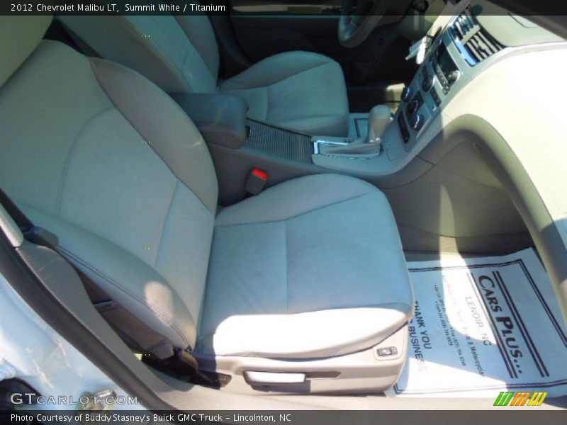 Summit White / Titanium 2012 Chevrolet Malibu LT
