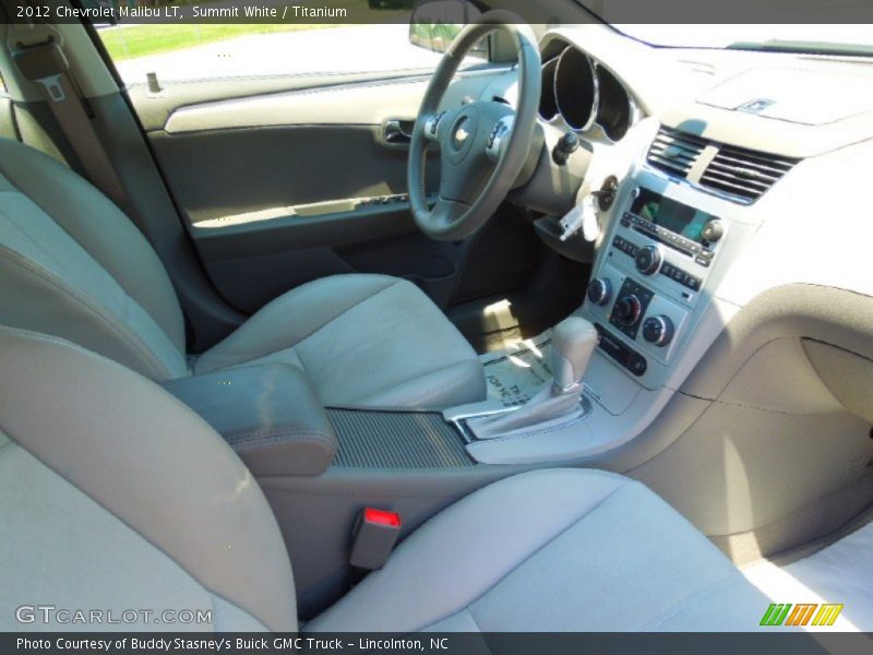 Summit White / Titanium 2012 Chevrolet Malibu LT