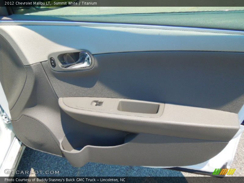 Summit White / Titanium 2012 Chevrolet Malibu LT