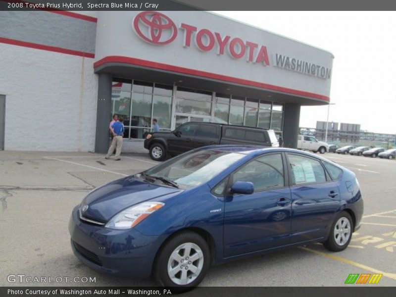 Spectra Blue Mica / Gray 2008 Toyota Prius Hybrid