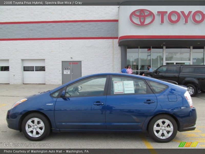 Spectra Blue Mica / Gray 2008 Toyota Prius Hybrid