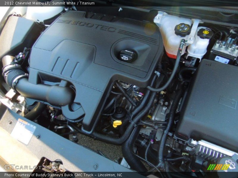 Summit White / Titanium 2012 Chevrolet Malibu LT
