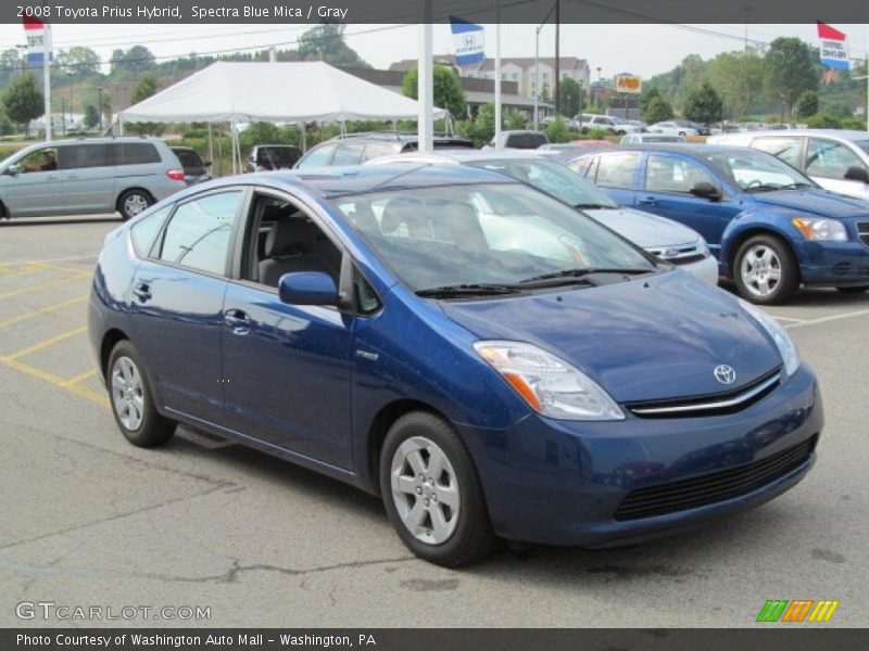 Spectra Blue Mica / Gray 2008 Toyota Prius Hybrid