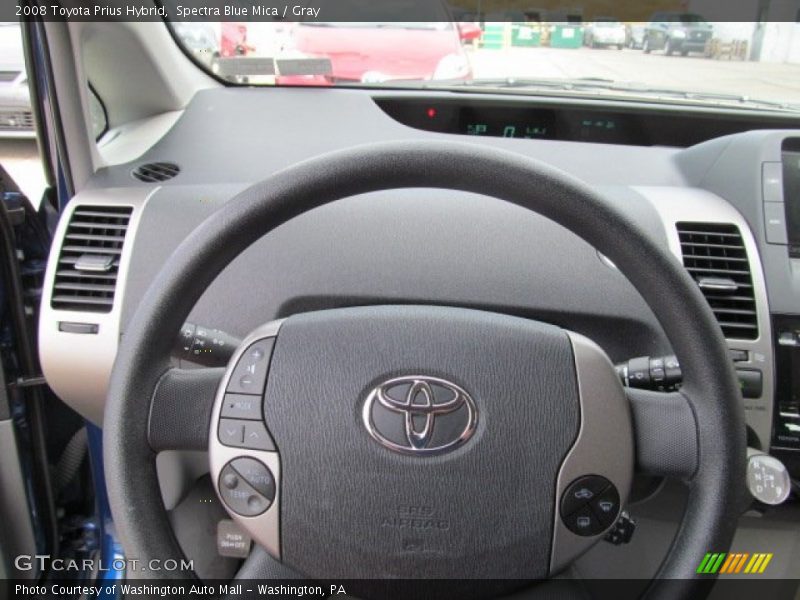 Spectra Blue Mica / Gray 2008 Toyota Prius Hybrid