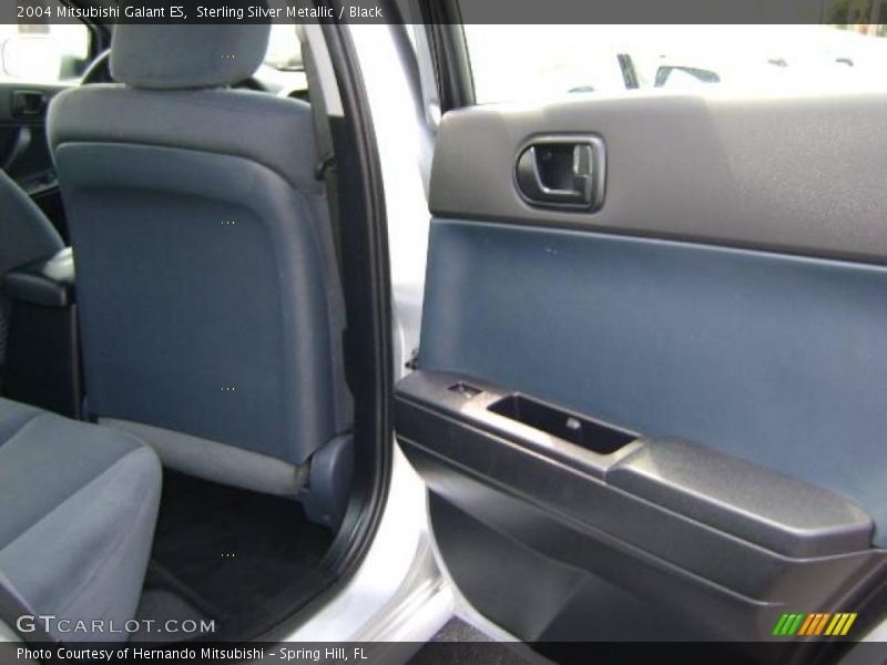 Sterling Silver Metallic / Black 2004 Mitsubishi Galant ES