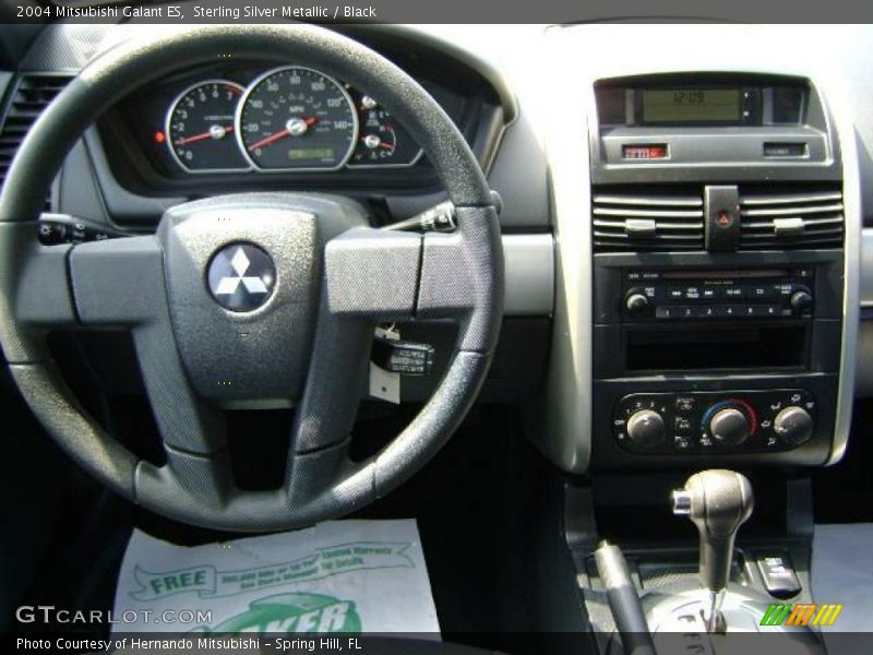 Sterling Silver Metallic / Black 2004 Mitsubishi Galant ES