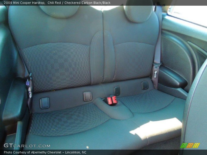 Chili Red / Checkered Carbon Black/Black 2009 Mini Cooper Hardtop