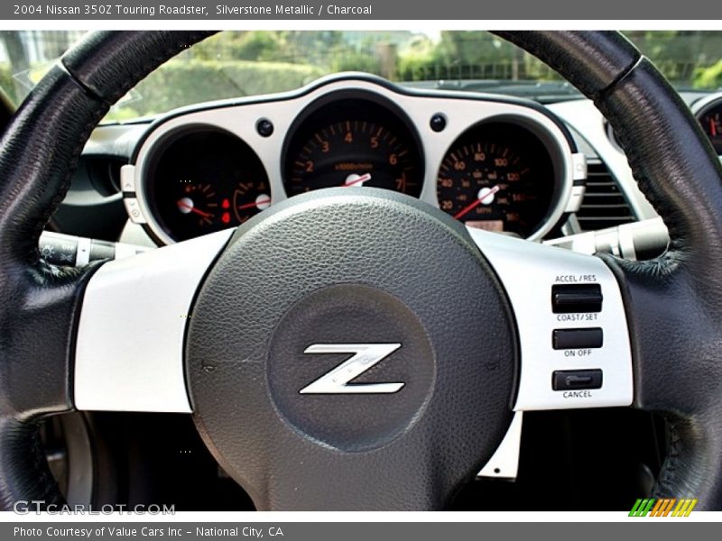 Silverstone Metallic / Charcoal 2004 Nissan 350Z Touring Roadster