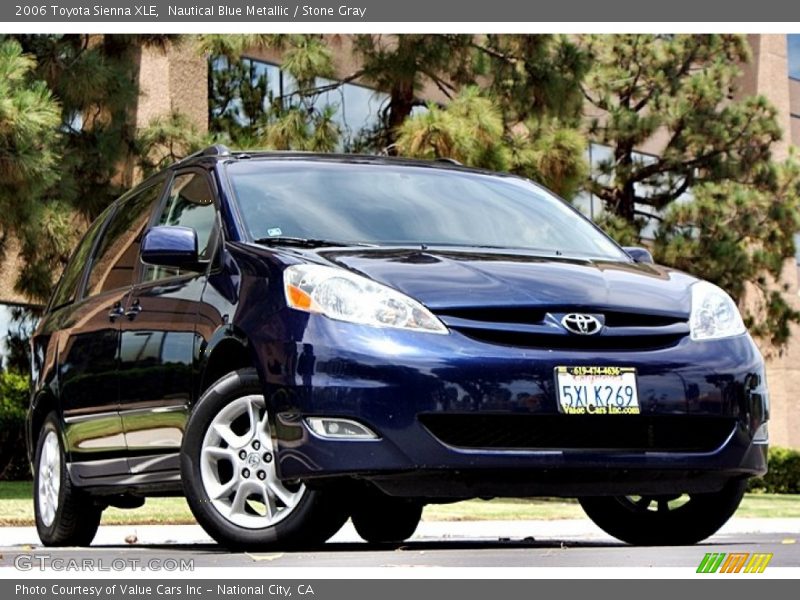 Nautical Blue Metallic / Stone Gray 2006 Toyota Sienna XLE