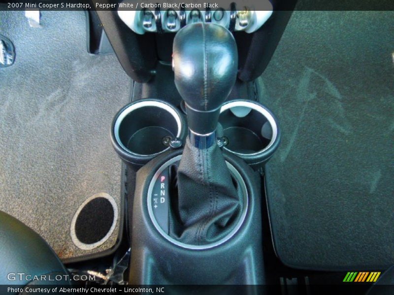 Pepper White / Carbon Black/Carbon Black 2007 Mini Cooper S Hardtop