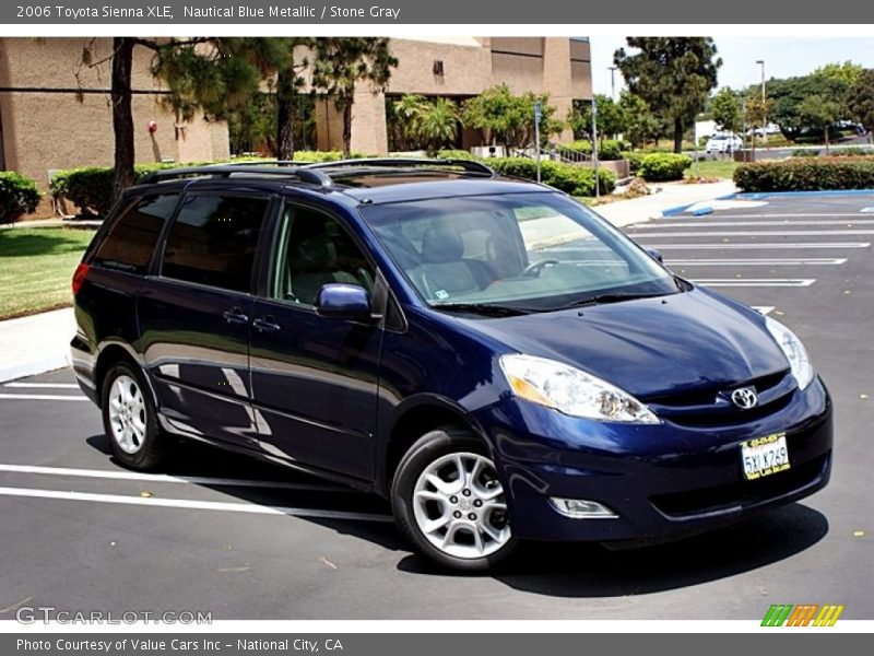 Nautical Blue Metallic / Stone Gray 2006 Toyota Sienna XLE