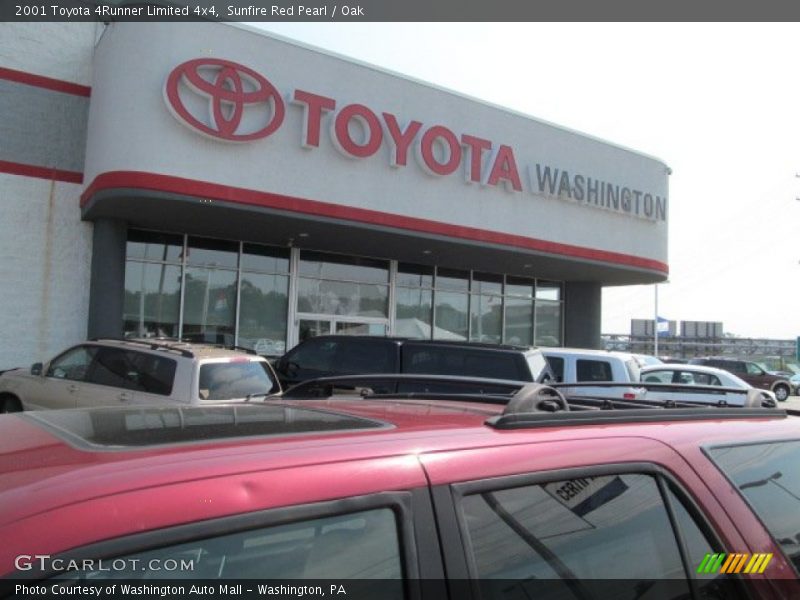 Sunfire Red Pearl / Oak 2001 Toyota 4Runner Limited 4x4