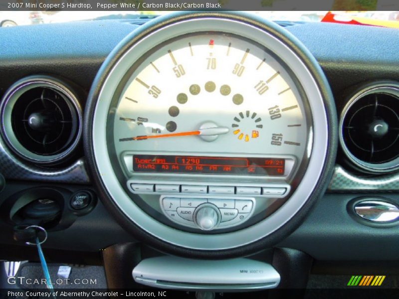 Pepper White / Carbon Black/Carbon Black 2007 Mini Cooper S Hardtop