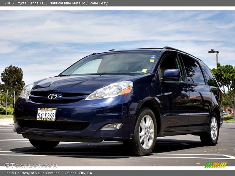 Nautical Blue Metallic / Stone Gray 2006 Toyota Sienna XLE