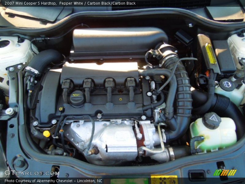 Pepper White / Carbon Black/Carbon Black 2007 Mini Cooper S Hardtop