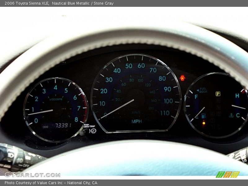 Nautical Blue Metallic / Stone Gray 2006 Toyota Sienna XLE