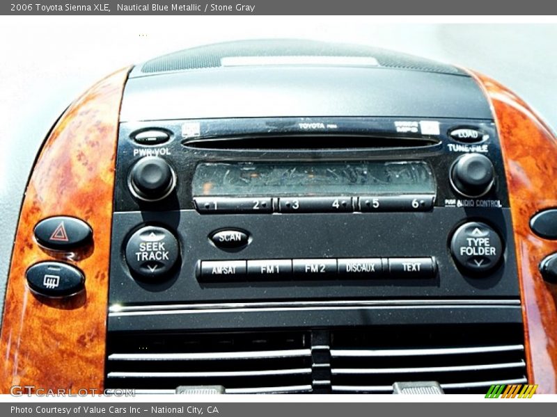 Nautical Blue Metallic / Stone Gray 2006 Toyota Sienna XLE