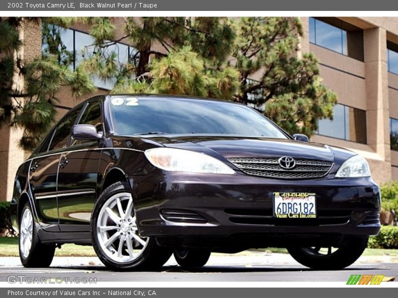Black Walnut Pearl / Taupe 2002 Toyota Camry LE