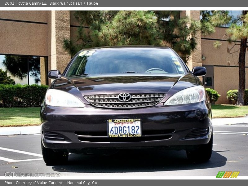 Black Walnut Pearl / Taupe 2002 Toyota Camry LE