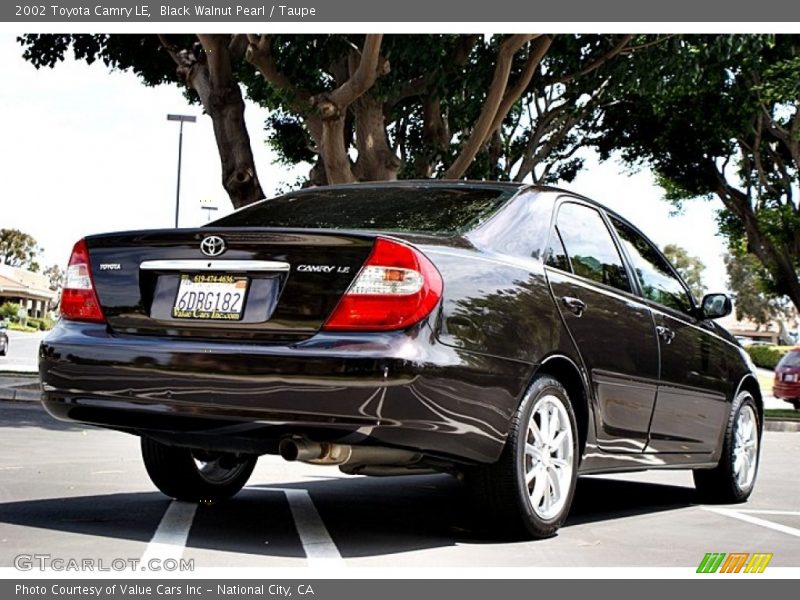 Black Walnut Pearl / Taupe 2002 Toyota Camry LE