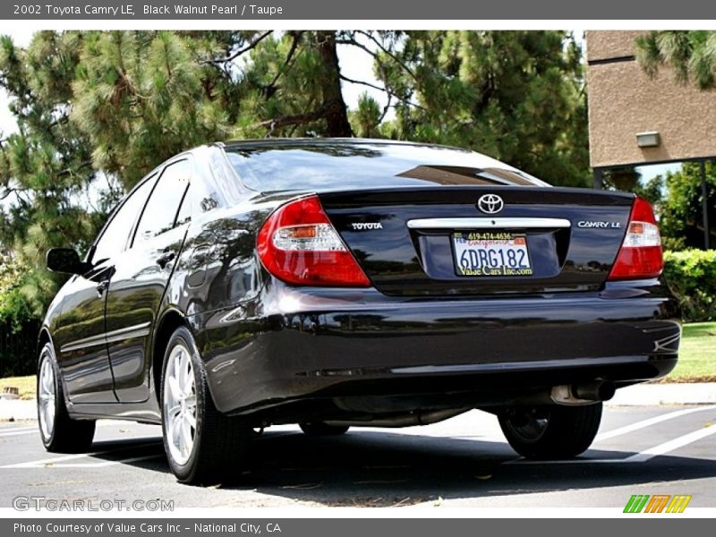 Black Walnut Pearl / Taupe 2002 Toyota Camry LE