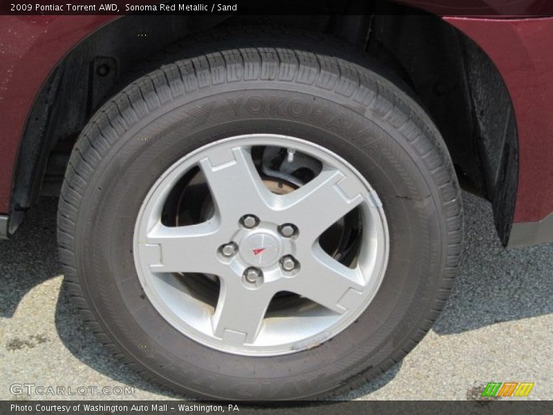 Sonoma Red Metallic / Sand 2009 Pontiac Torrent AWD