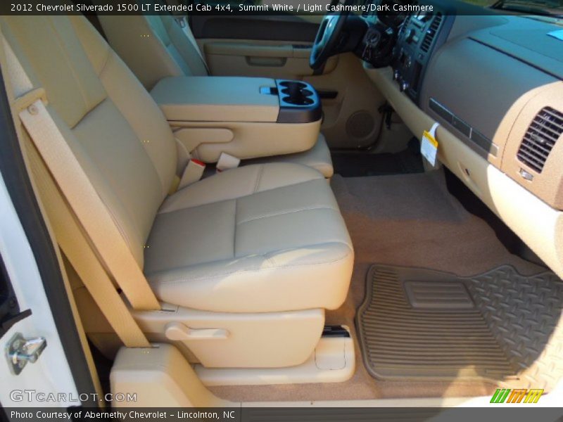 Summit White / Light Cashmere/Dark Cashmere 2012 Chevrolet Silverado 1500 LT Extended Cab 4x4