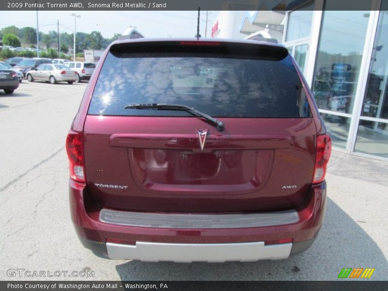 Sonoma Red Metallic / Sand 2009 Pontiac Torrent AWD