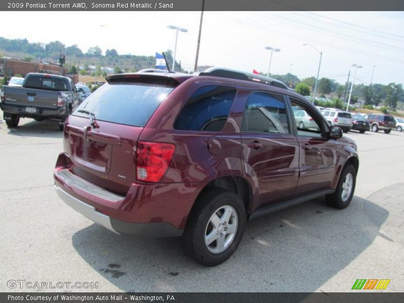 Sonoma Red Metallic / Sand 2009 Pontiac Torrent AWD
