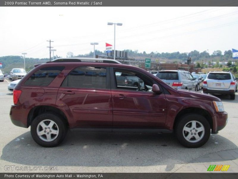 Sonoma Red Metallic / Sand 2009 Pontiac Torrent AWD