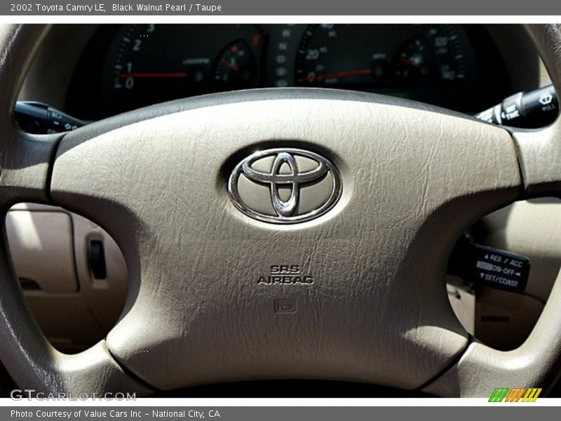Black Walnut Pearl / Taupe 2002 Toyota Camry LE