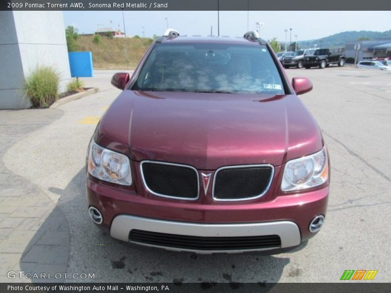 Sonoma Red Metallic / Sand 2009 Pontiac Torrent AWD