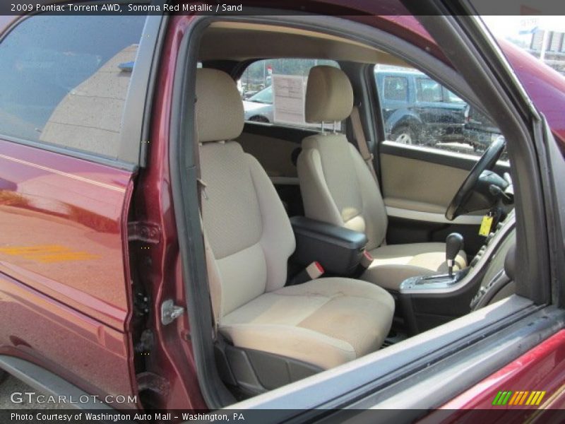 Sonoma Red Metallic / Sand 2009 Pontiac Torrent AWD