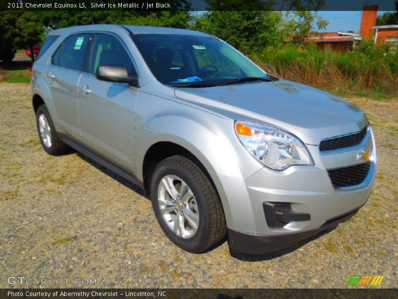 Silver Ice Metallic / Jet Black 2012 Chevrolet Equinox LS