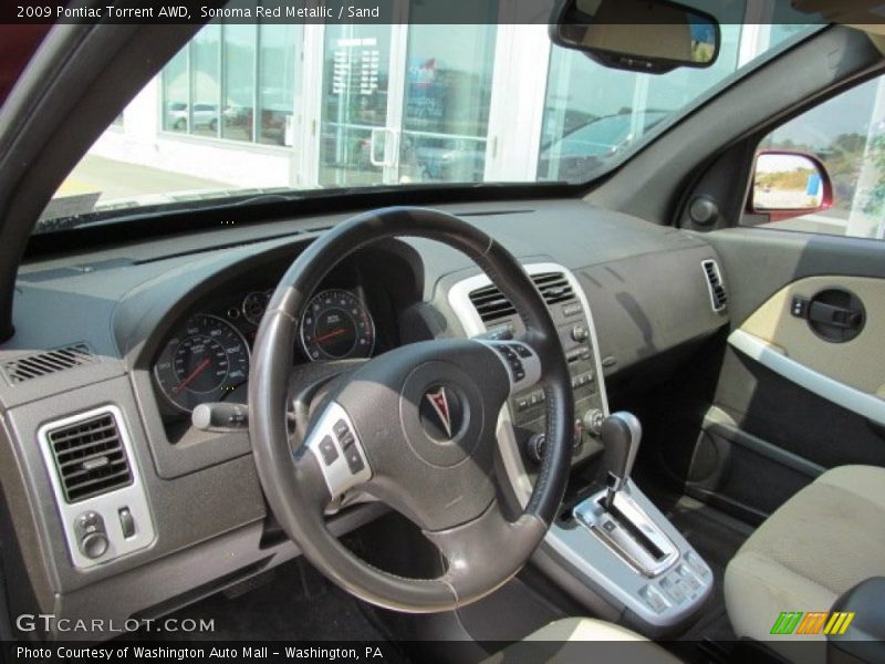 Sonoma Red Metallic / Sand 2009 Pontiac Torrent AWD