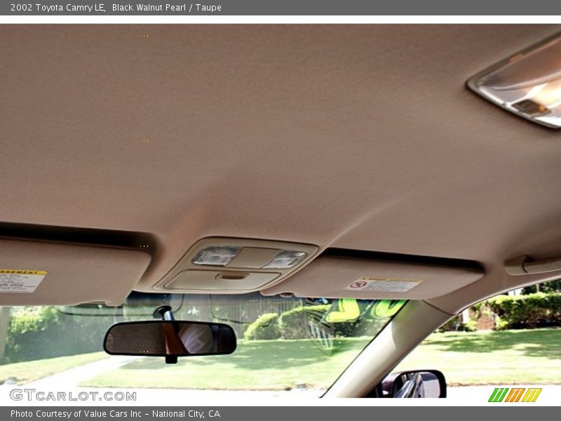 Black Walnut Pearl / Taupe 2002 Toyota Camry LE