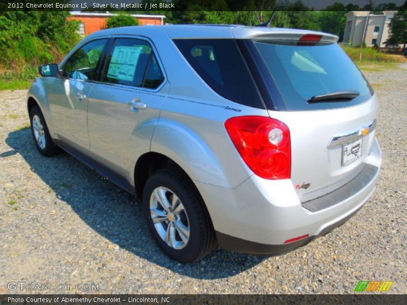 Silver Ice Metallic / Jet Black 2012 Chevrolet Equinox LS