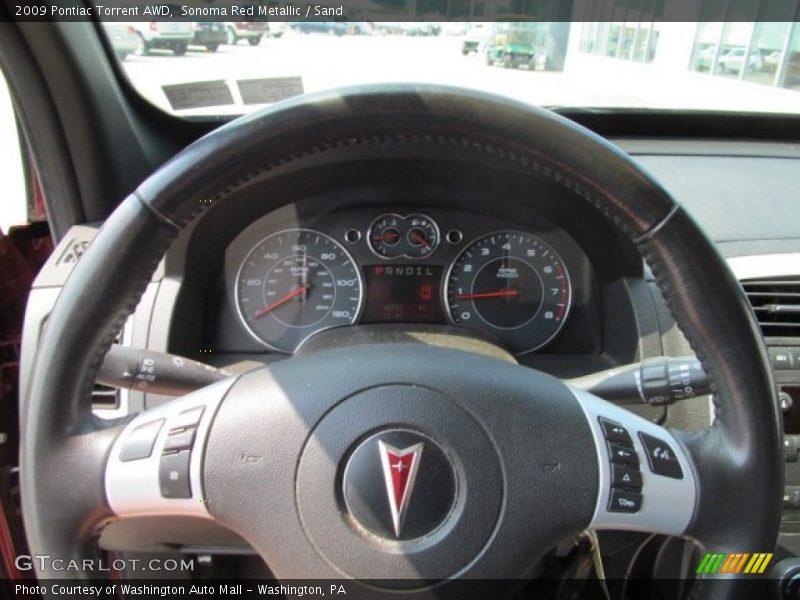 Sonoma Red Metallic / Sand 2009 Pontiac Torrent AWD