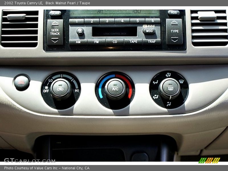 Black Walnut Pearl / Taupe 2002 Toyota Camry LE
