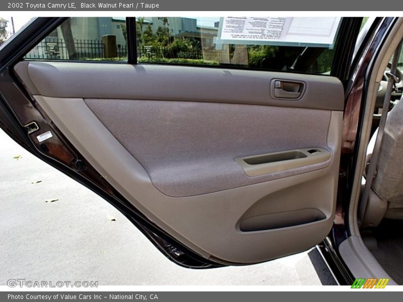 Black Walnut Pearl / Taupe 2002 Toyota Camry LE