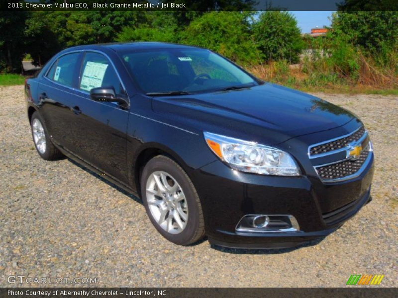 Black Granite Metallic / Jet Black 2013 Chevrolet Malibu ECO