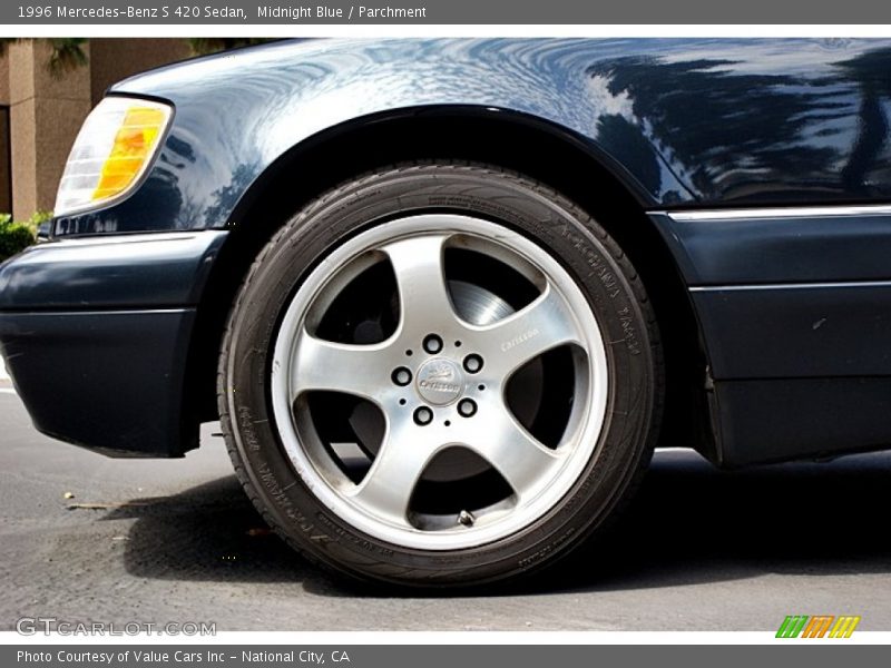 Midnight Blue / Parchment 1996 Mercedes-Benz S 420 Sedan