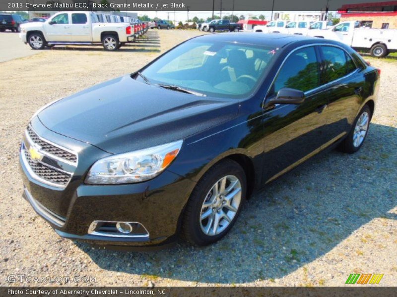 Black Granite Metallic / Jet Black 2013 Chevrolet Malibu ECO