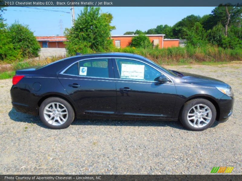 Black Granite Metallic / Jet Black 2013 Chevrolet Malibu ECO