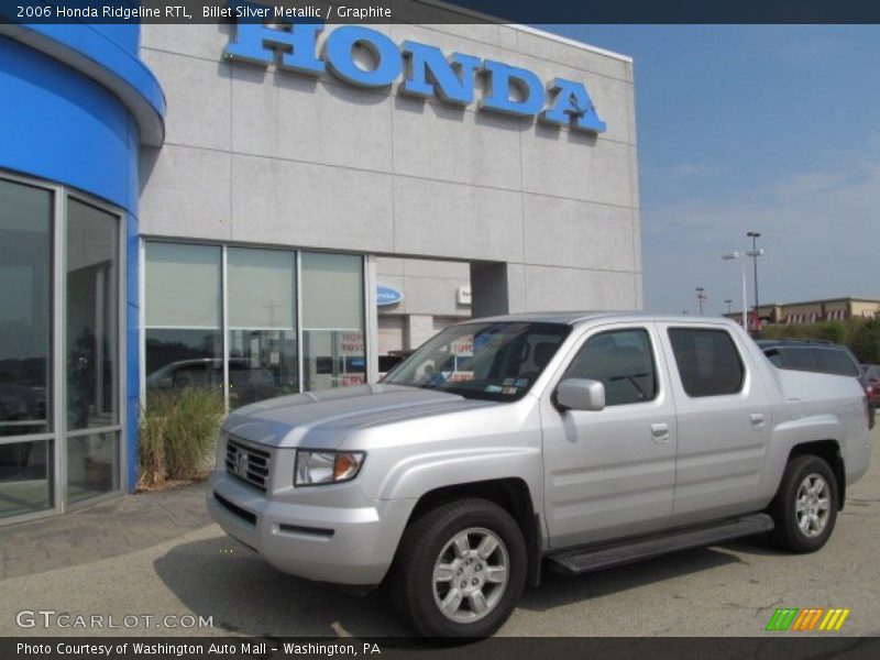 Billet Silver Metallic / Graphite 2006 Honda Ridgeline RTL