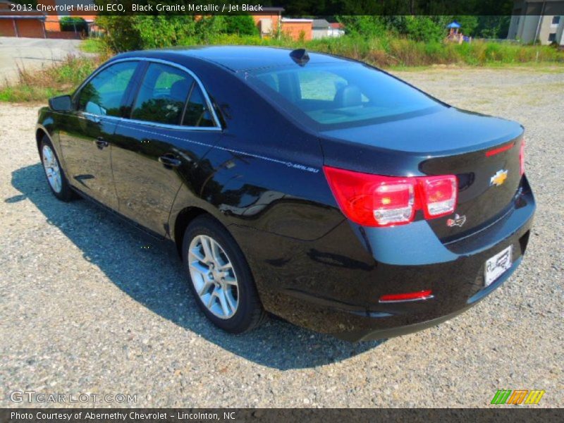 Black Granite Metallic / Jet Black 2013 Chevrolet Malibu ECO